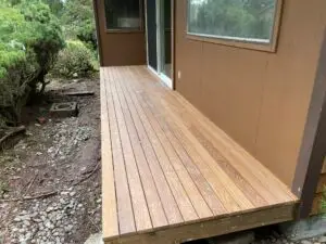 Mahogany Deck Installation in Marion