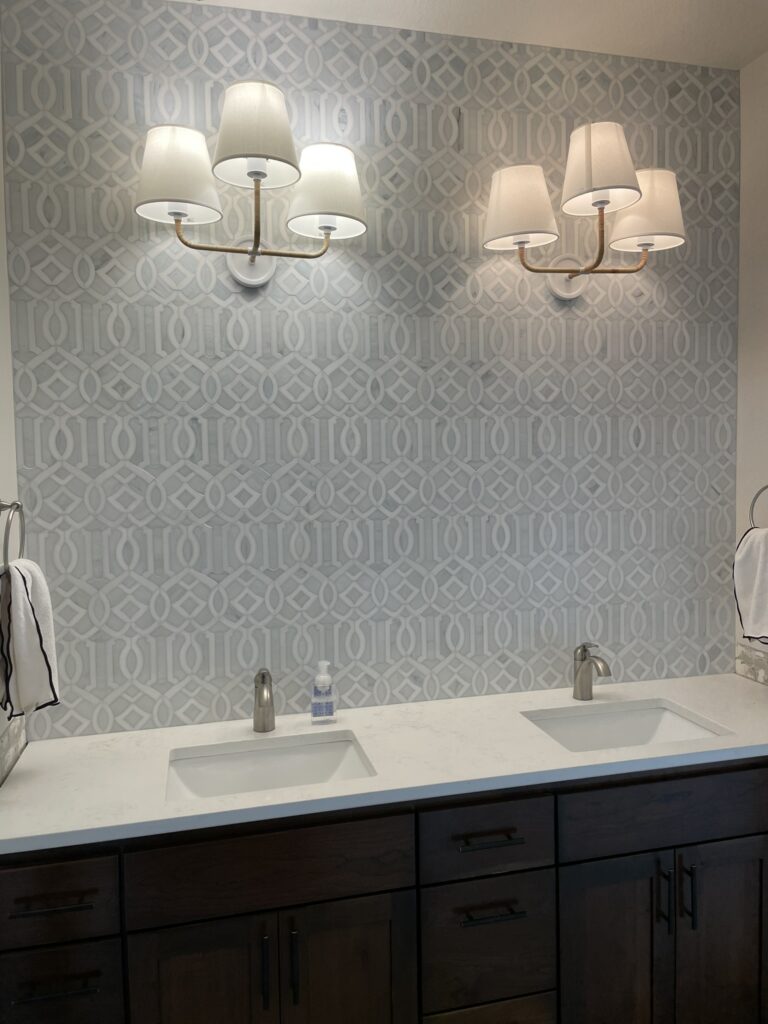 Vanity Backsplash Tiling in Stayton — backsplash installation