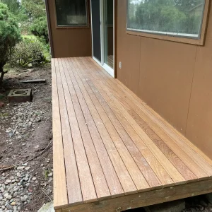 Mahogany Deck Installation in Marion